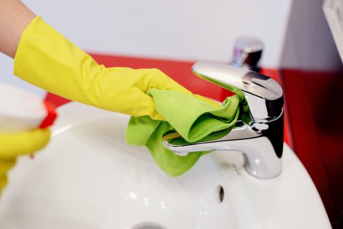 Streak-free glass cleaned with professional tools