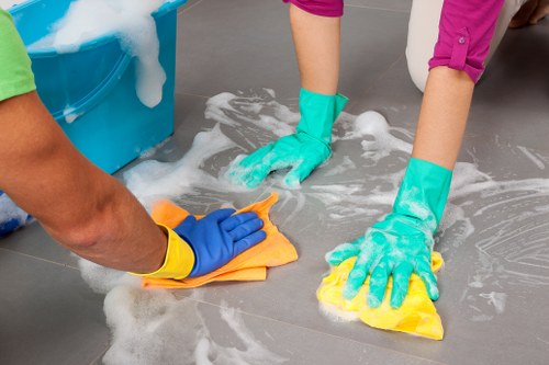 Professional carpet cleaning in a bright living room
