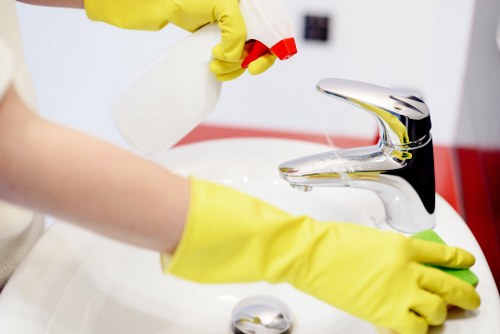 Professional one off cleaning in a modern living room
