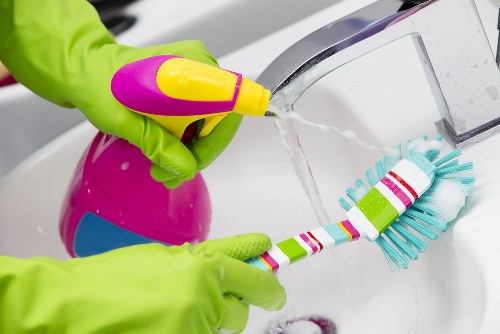 Protecting property with regular cleaning of floors and furniture